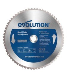 Tarcza tnąca TCT do cięcia stali Evolution 305 mm / 60 z