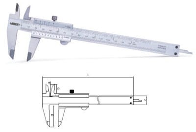 Suwmiarka noniuszowa 0-150 mm MAUa 0,02 SQ