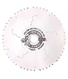 Tarcza tnąca GLOBAL SAW do cięcia drewna i płyt meblowych 165 x 1,5 x 20mm / 50z JAPAN