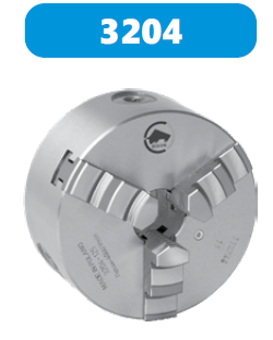 Uchwyt tokarski 3 - szczękowy samocentrujący 3204-100