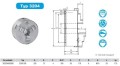 Uchwyt tokarski 3 - szczękowy samocentrujący 3204-200