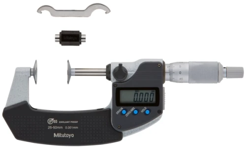Mikrometr talerzykowy Digimatic IP65, 25-50 mm
