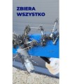 Szczotka magnetyczna do podłóg GLOB TOOLS 20" (508mm) niebieska koła 150mm