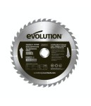 Tarcza tnąca TCT do cięcia drewna Evolution 255 mm / 40z