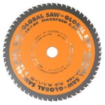 Tarcza tnąca Global Saw do cięcia cienkiej stali 180 x 1.4/1.2 x 20mm / 60z CERMET