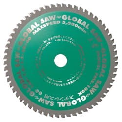 Piła tarczowa GLOBAL SAW do cięcia stali nierdzewnej 180 x 1.8/1.4 x 20mm / 60z CERMET