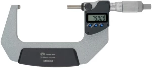 Mikrometr cyfrowy IP65, 75-100 mm bez wyjścia danych, z grzechotką w bębnie