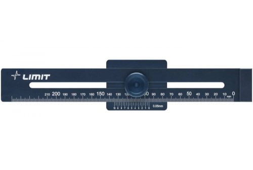 Przymiar traserski aluminiowy 0-200 mm