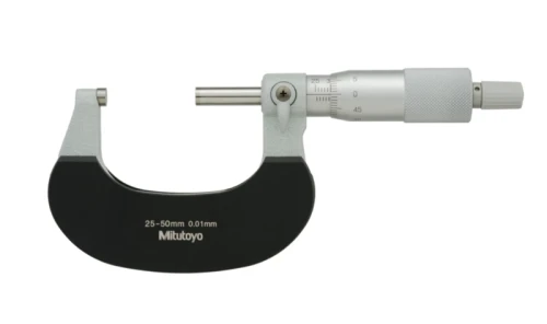 Mikrometr zewnętrzny, 25-50 mm z izolowanym kabłąkiem