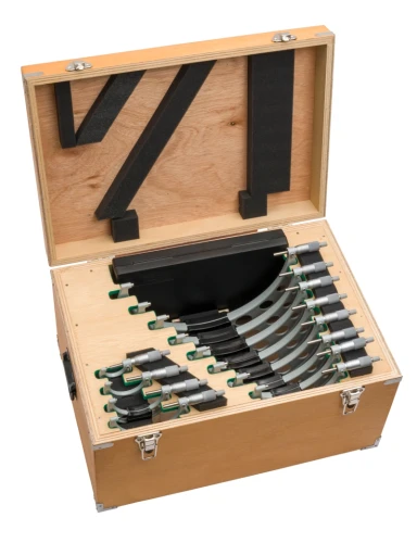 Zestaw mikrometrów zewnętrznych, 0-300 mm