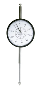 Czujnik zegarowy, ścianka tylna bez ucha, typ ISO Łożysko kamienne, wstrząsoodporny 50mm, 0,01mm