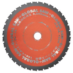 Piła tarczowa do cięcia stali GLOBAL SAW 185 x 1.4/1.1 x 20mm / 36z CERMET JAPAN