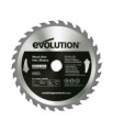 Tarcza tnąca TCT do cięcia drewna Evolution 180 mm / 30z