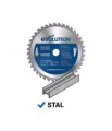 Tarcza tnąca TCT do cięcia stali Evolution 185 mm / 40z