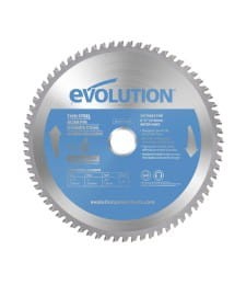 Tarcza tnąca TCT do cięcia cienkiej stali Evolution 210 mm / 68z