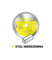 Tarcza tnąca TCT do cięcia stali nierdzewnej Evolution 230 mm / 60 z