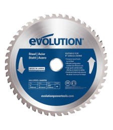 Tarcza tnąca TCT do cięcia stali Evolution 255 mm / 52z